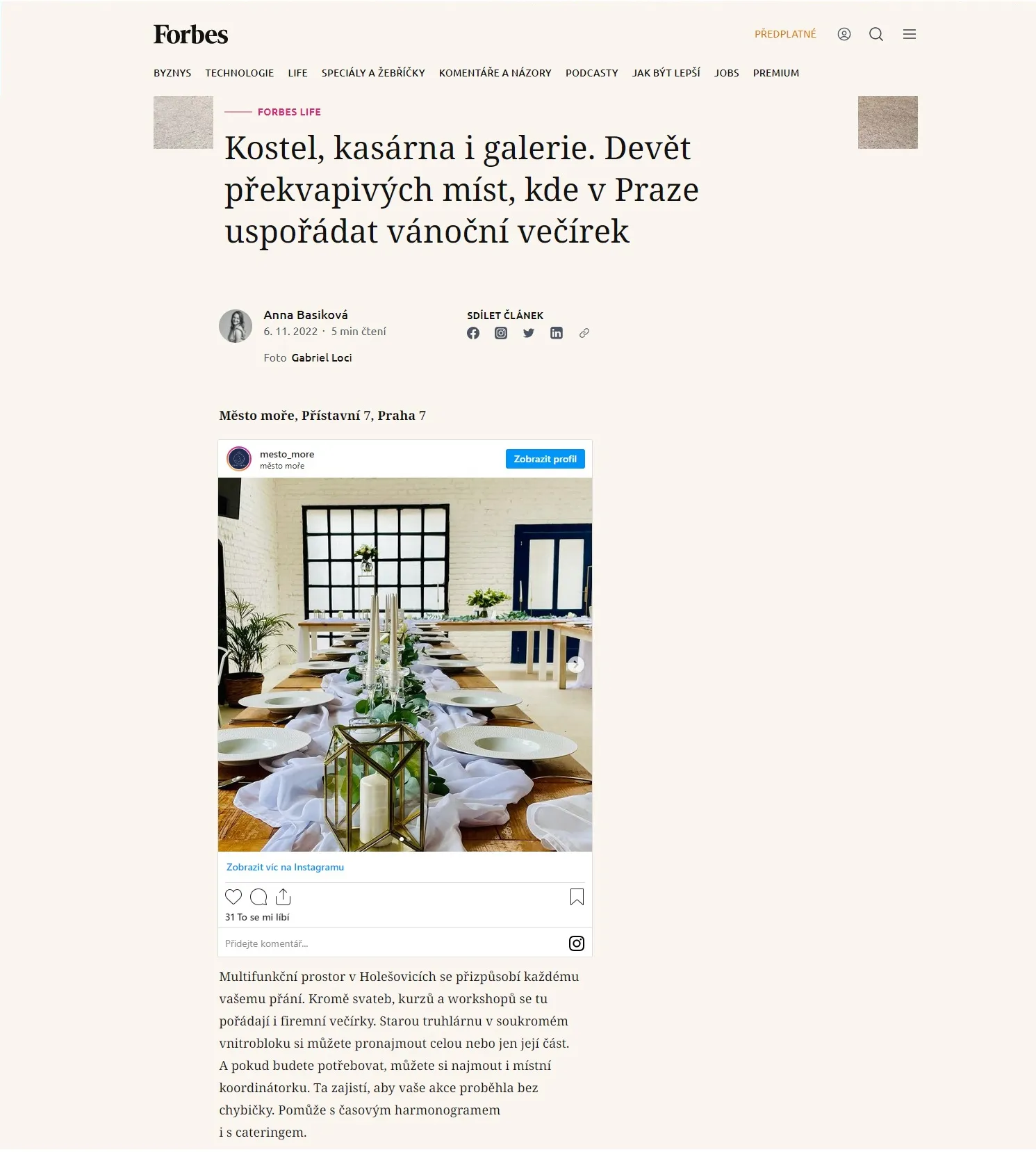 Město moře – fotografie 9