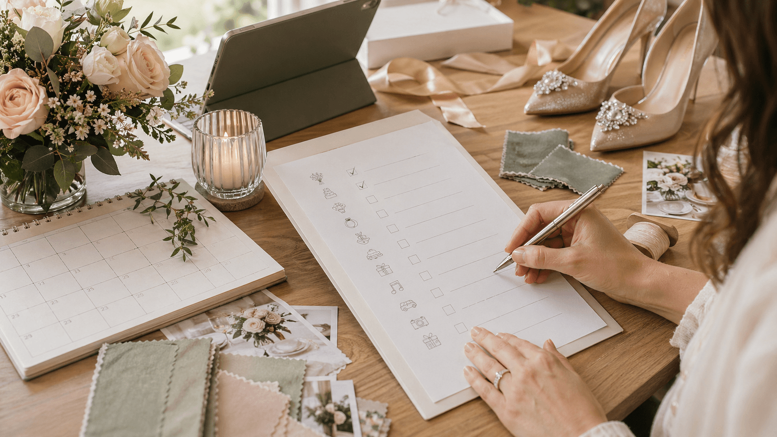 Editorial fotografie k článku Svatební checklist